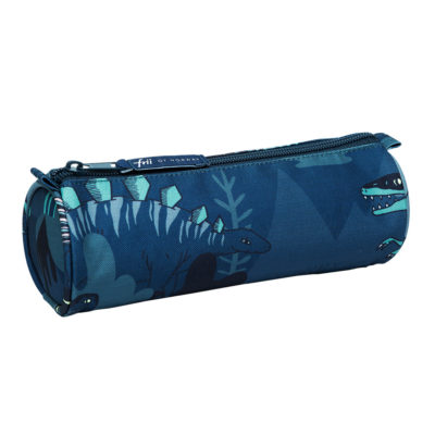 Round Pencil Case – Dinosaur