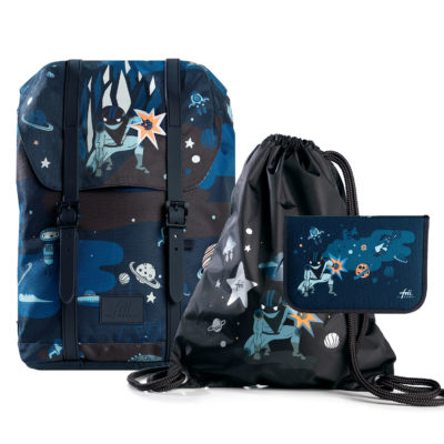 Skolesekk klassesett 1.-3. klasse - Super Hero - Frii of Norway 2021